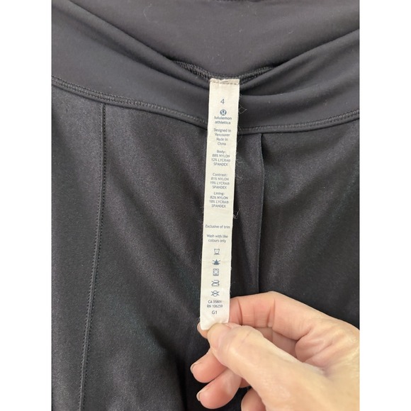 Lululemon Ca 35801 Rn 106259 Compression Pant Leggings Womens Sz 4 Golf - Picture 4 of 5